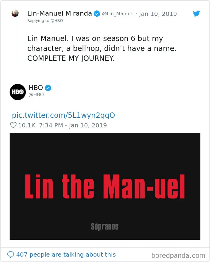 HBO Gives Famous Brands And People 'Soprano' Nicknames On Twitter And They Are On Point