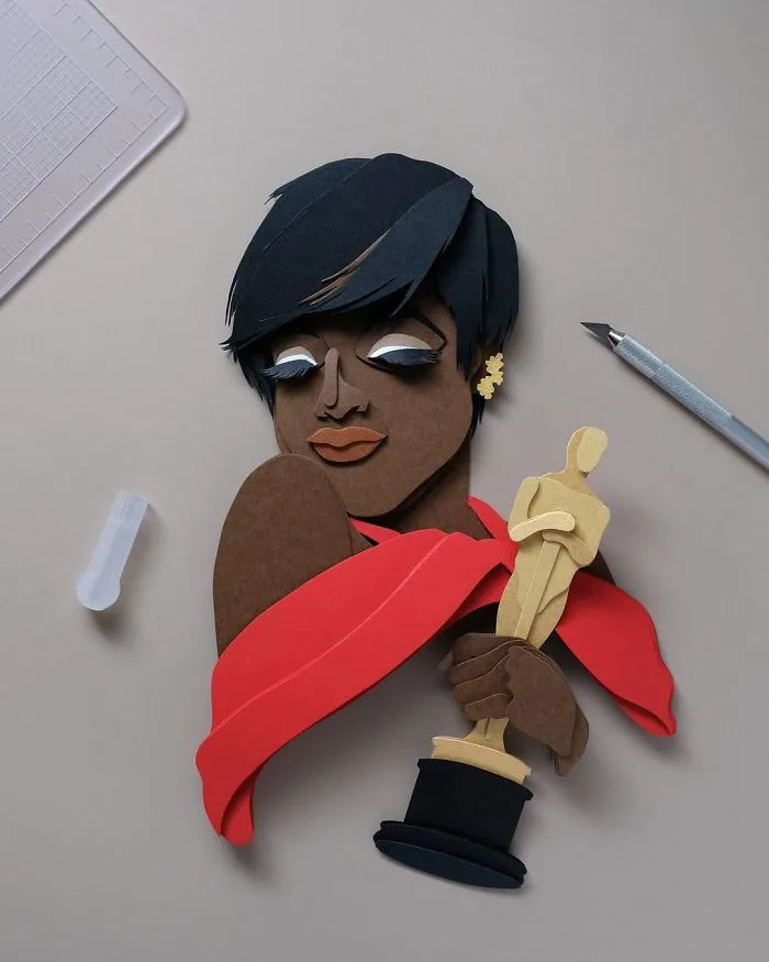 Artist Shows Off His Incredible Paper Work Skills By Recreating Famous Pop Culture Characters