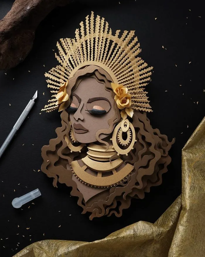 Artist Shows Off His Incredible Paper Work Skills By Recreating Famous Pop Culture Characters