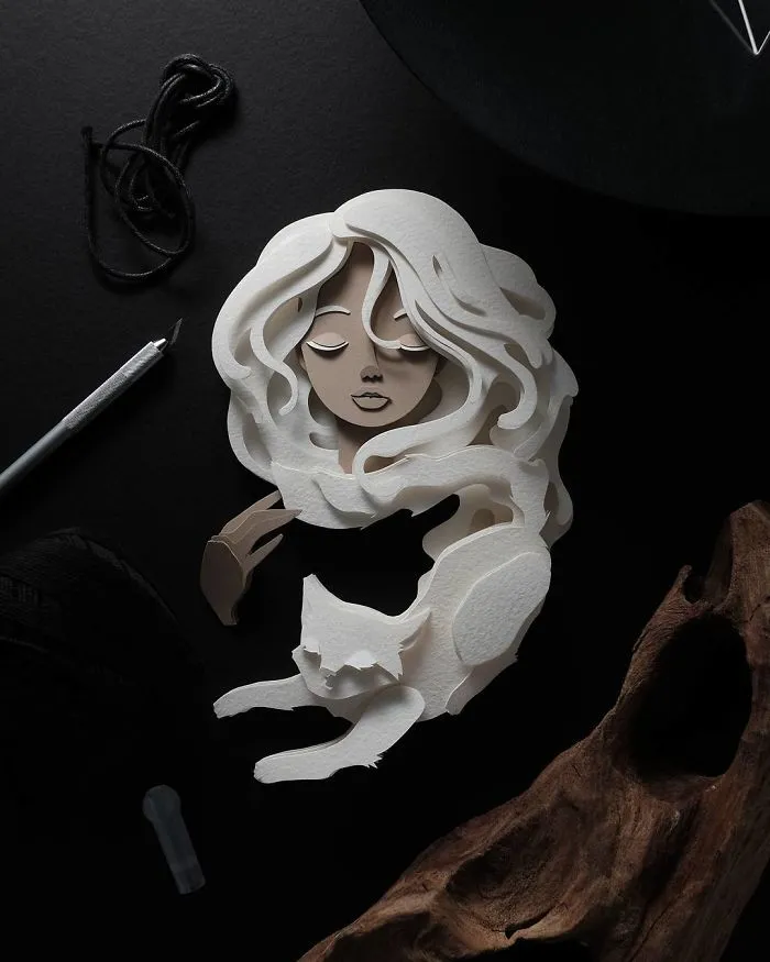 Artist Shows Off His Incredible Paper Work Skills By Recreating Famous Pop Culture Characters