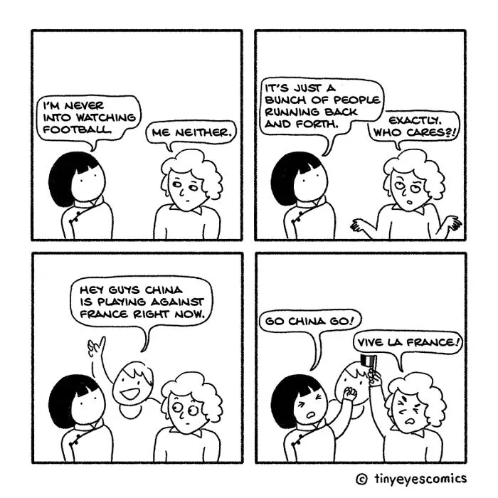 40 Comics That I Made To Show The Differences And Similarities Between Chinese And Western Cultures