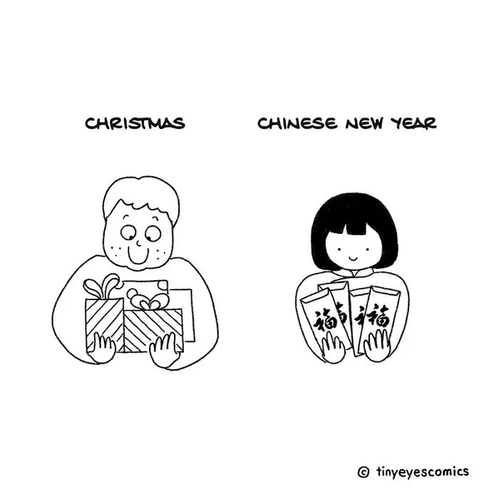 40 Comics That I Made To Show The Differences And Similarities Between Chinese And Western Cultures