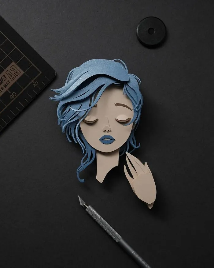 Artist Shows Off His Incredible Paper Work Skills By Recreating Famous Pop Culture Characters