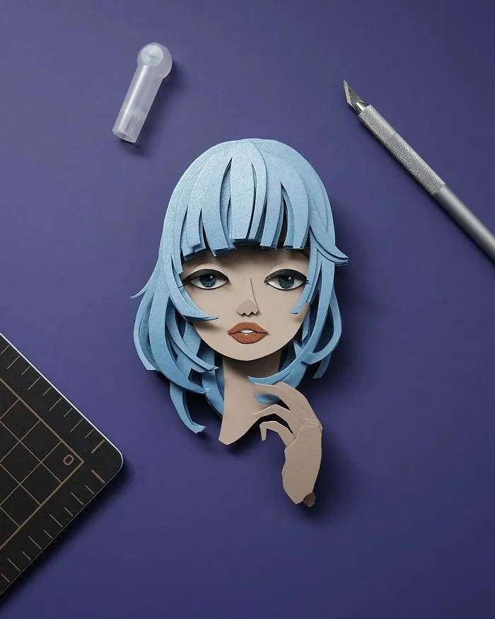 Artist Shows Off His Incredible Paper Work Skills By Recreating Famous Pop Culture Characters