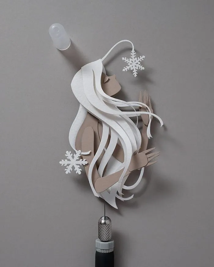 Artist Shows Off His Incredible Paper Work Skills By Recreating Famous Pop Culture Characters