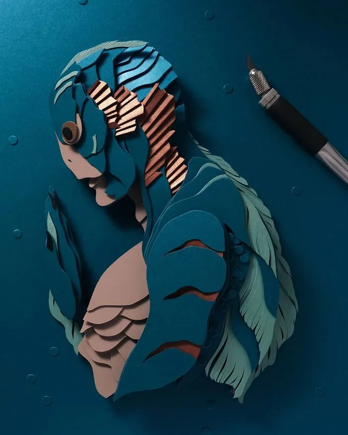 Artist Shows Off His Incredible Paper Work Skills By Recreating Famous Pop Culture Characters