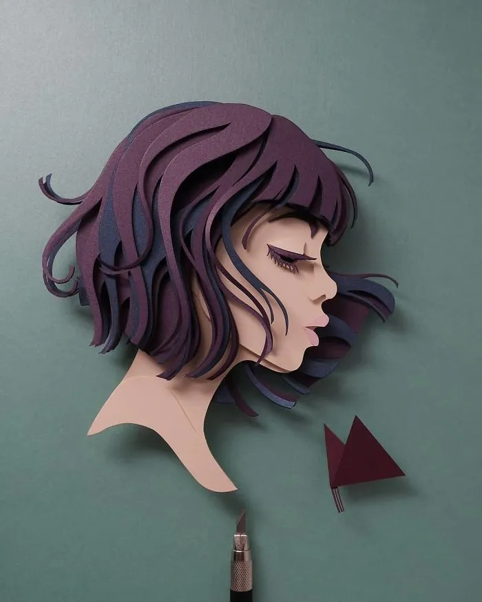Artist Shows Off His Incredible Paper Work Skills By Recreating Famous Pop Culture Characters