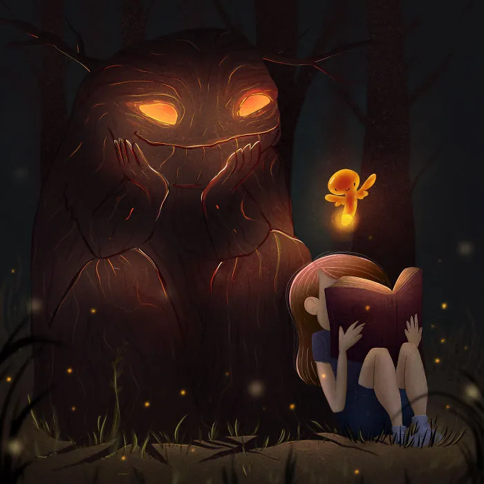 I Painted 30 Illustrations To Show That Not All Monsters Are Scary