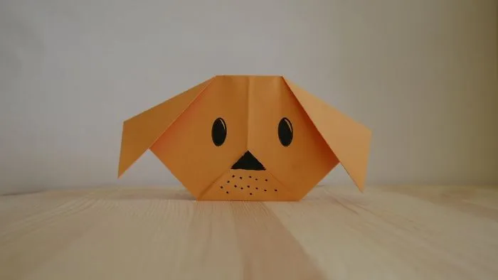 Origami. How To Make A Puppy Out Of Paper (Video Lesson)