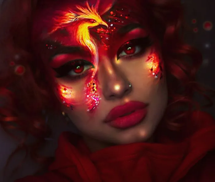 I Use Makeup, UV Paint And Light To Create Glow-In-The-Dark Looks (26 Pics)