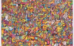 I Embedded All Of The Lyrics Of "Absolutely Sweet Marie" By Bob Dylan Into My Artwork