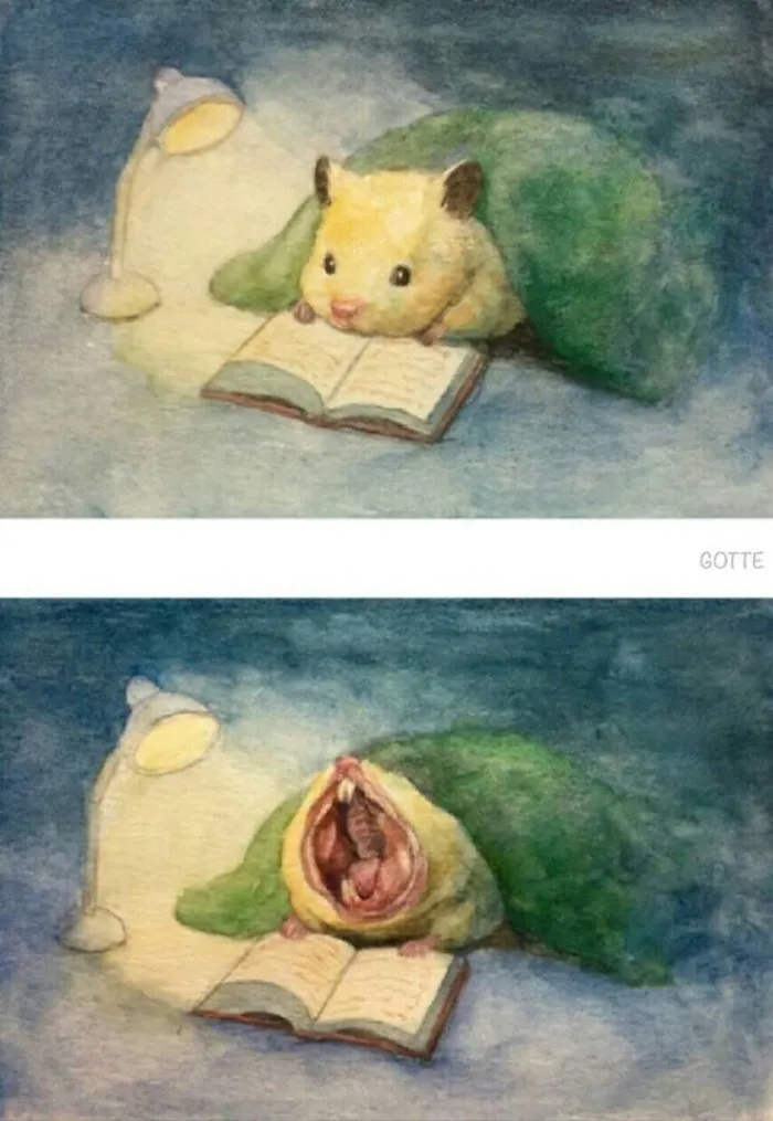 Japanese Artist Depicts The Typical Life Of His Pet Hamster, And The Result Is Adorable