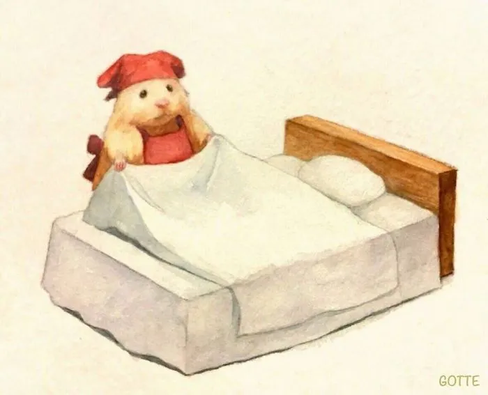 Japanese Artist Depicts The Typical Life Of His Pet Hamster, And The Result Is Adorable