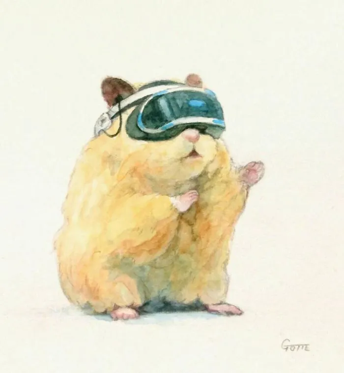 Japanese Artist Depicts The Typical Life Of His Pet Hamster, And The Result Is Adorable