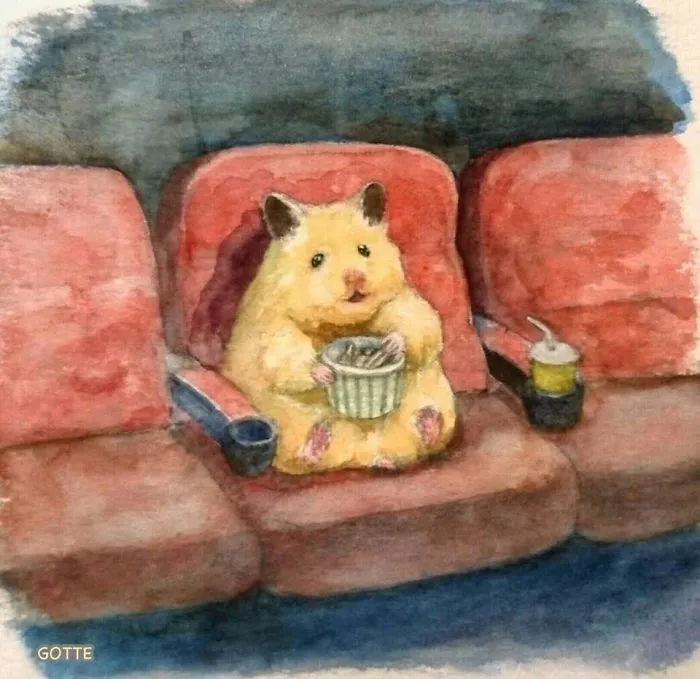 Japanese Artist Depicts The Typical Life Of His Pet Hamster, And The Result Is Adorable