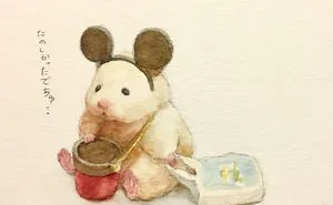 Japanese Artist Depicts The Typical Life Of His Pet Hamster, And The Result Is Adorable