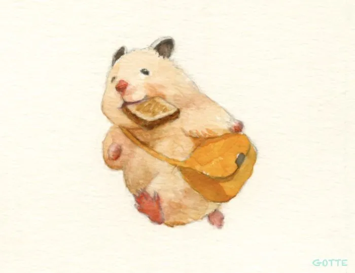 Japanese Artist Depicts The Typical Life Of His Pet Hamster, And The Result Is Adorable