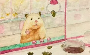Japanese Artist Depicts The Typical Life Of His Pet Hamster, And The Result Is Adorable
