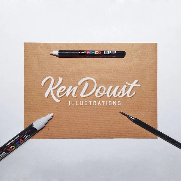 Artist Uses Lettering Technique To Recreate Modern Logos With Stunning 3D Effects