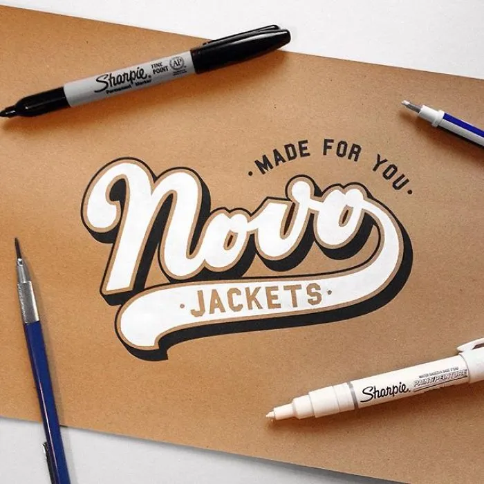 Artist Uses Lettering Technique To Recreate Modern Logos With Stunning 3D Effects