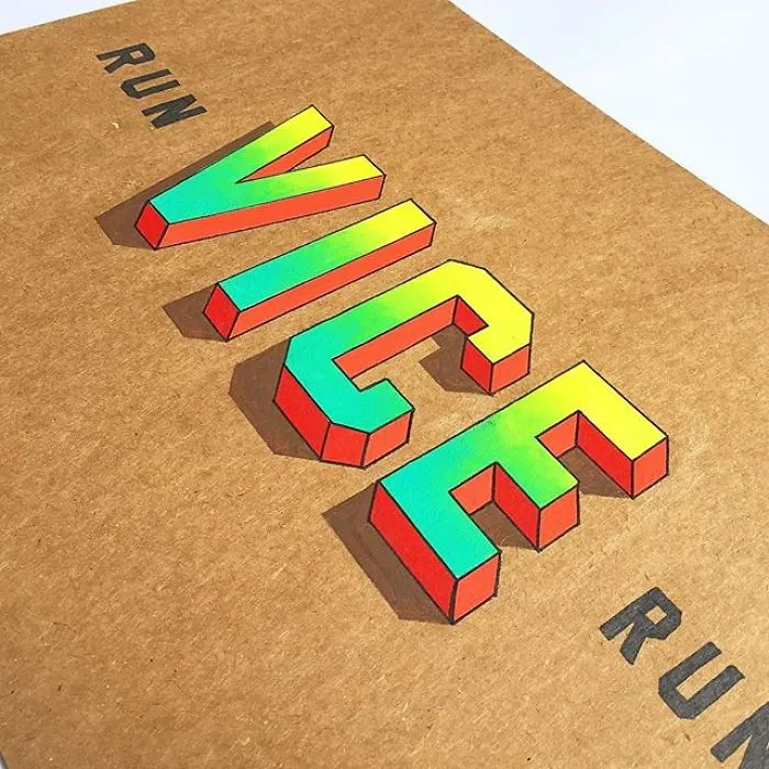 Artist Uses Lettering Technique To Recreate Modern Logos With Stunning 3D Effects