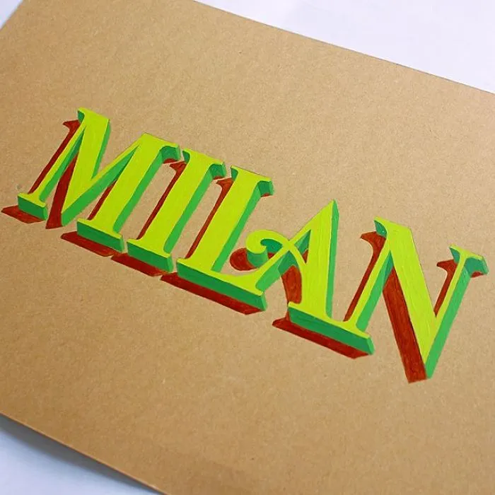 Artist Uses Lettering Technique To Recreate Modern Logos With Stunning 3D Effects