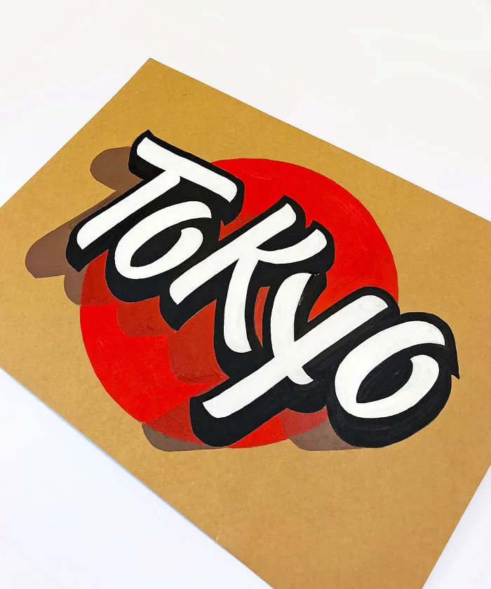Artist Uses Lettering Technique To Recreate Modern Logos With Stunning 3D Effects