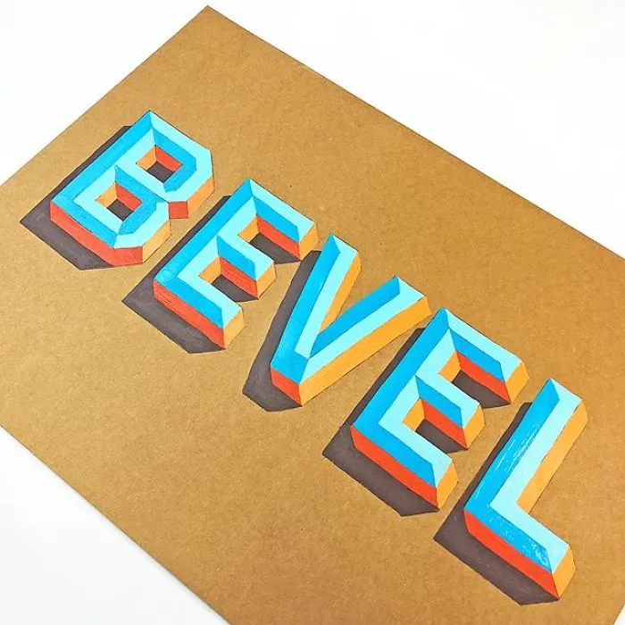 Artist Uses Lettering Technique To Recreate Modern Logos With Stunning 3D Effects