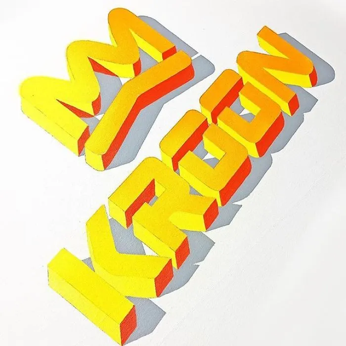 Artist Uses Lettering Technique To Recreate Modern Logos With Stunning 3D Effects