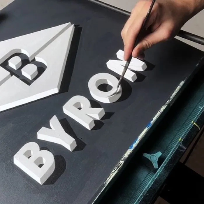 Artist Uses Lettering Technique To Recreate Modern Logos With Stunning 3D Effects