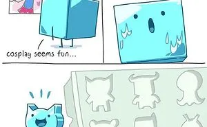 My 36 Comics About An Ice Cube Which I Created At The Lowest Point Of My Creative Career