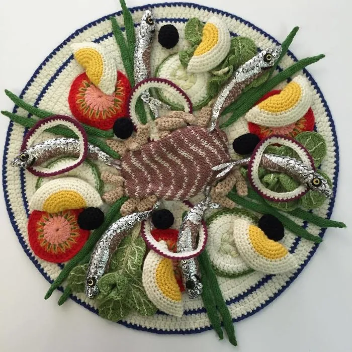 Knitoise Salad For Breakfast.