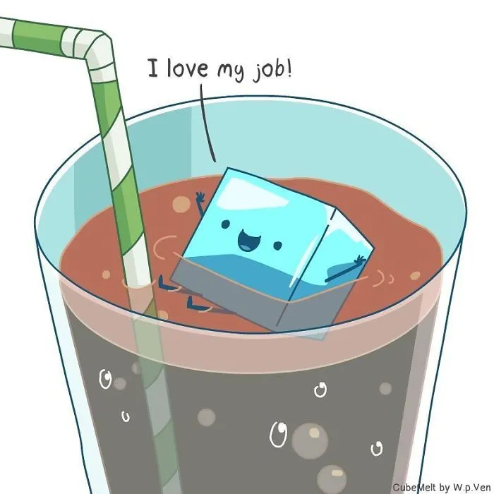My 36 Comics About An Ice Cube Which I Created At The Lowest Point Of My Creative Career