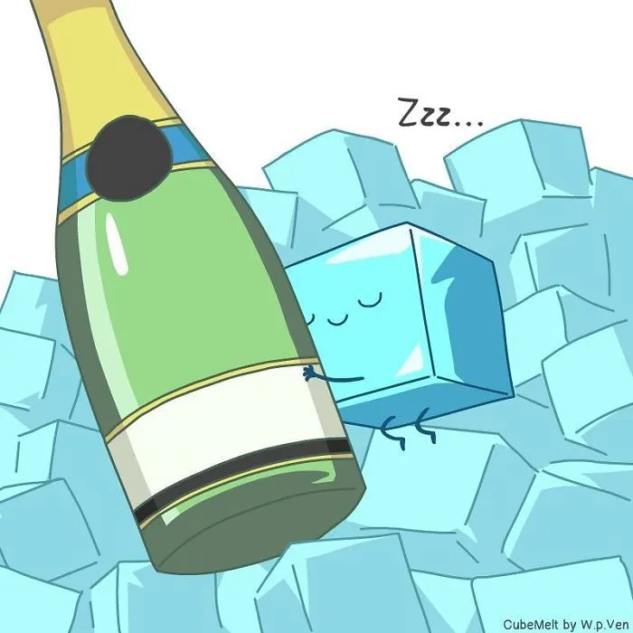 My 36 Comics About An Ice Cube Which I Created At The Lowest Point Of My Creative Career