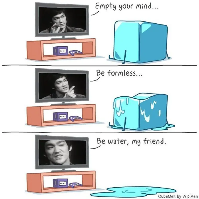 My 36 Comics About An Ice Cube Which I Created At The Lowest Point Of My Creative Career
