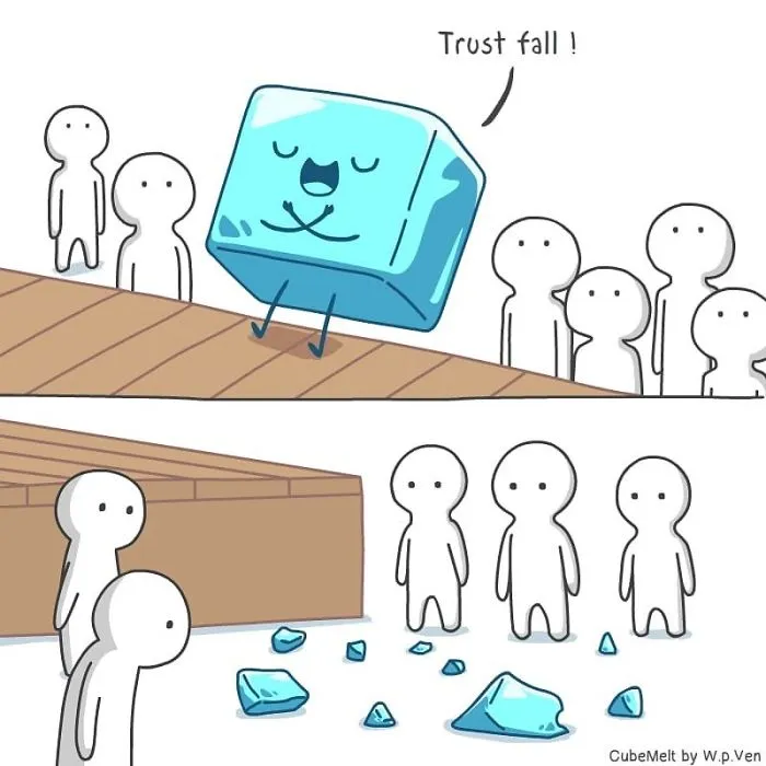 My 36 Comics About An Ice Cube Which I Created At The Lowest Point Of My Creative Career