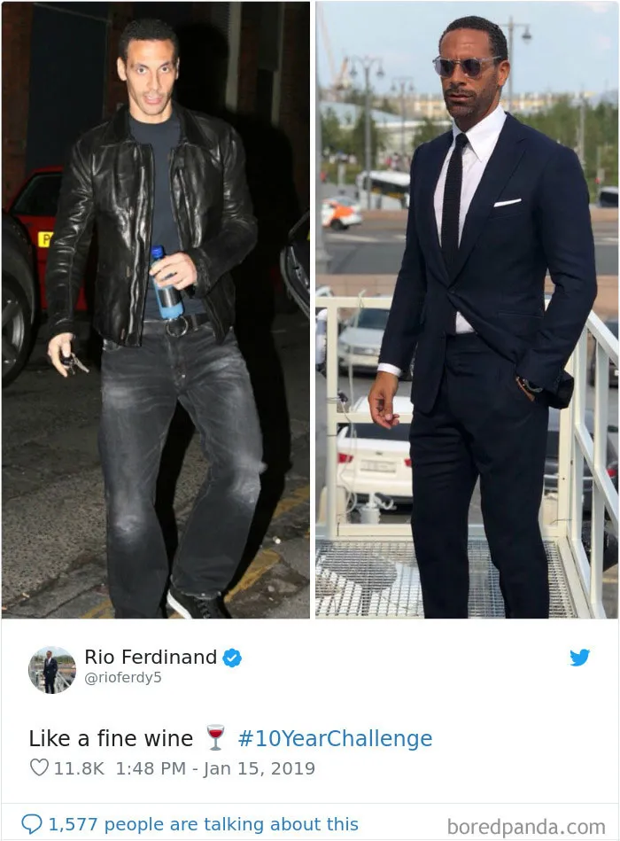 La gente comparte sus fotos para el #10YearChallenge y algunos son irreconocibles