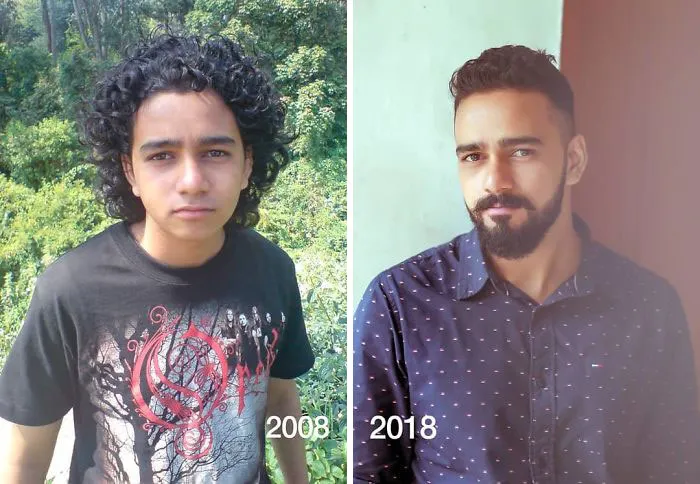 La gente comparte sus fotos para el #10YearChallenge y algunos son irreconocibles