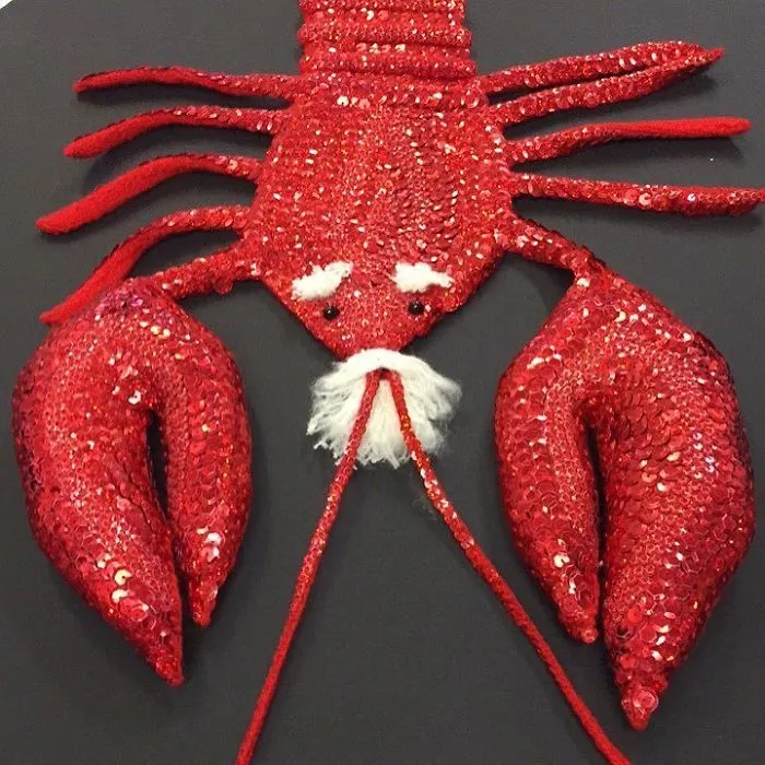 Day 22 Of My Instagram Advent Calendar And Today It's A Different Kind Of Santa Claws/Claus #katejenkinsstudio #britishartist#santaclawsiscomingtotown #christmasiscoming🎄