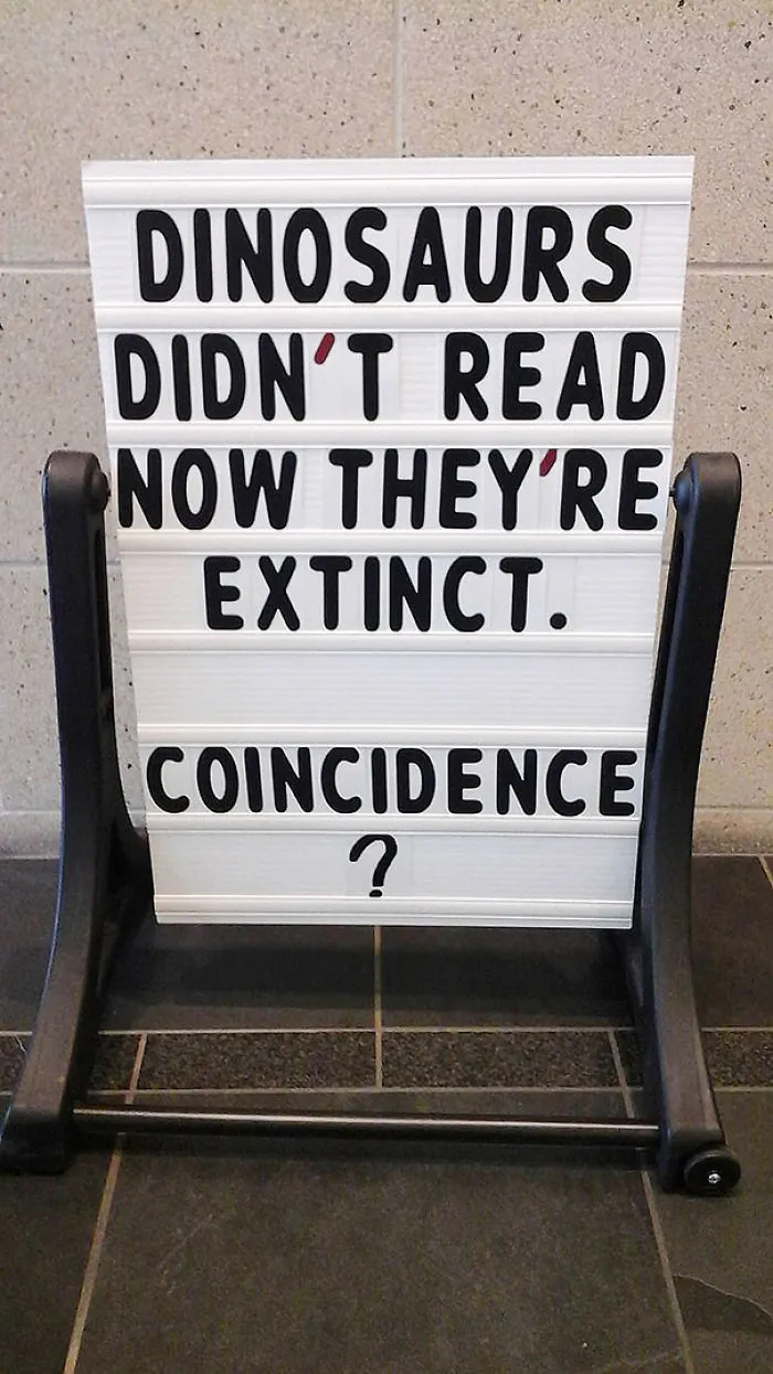 This Sign Is In My Local Library. The Logic Is Unassailable