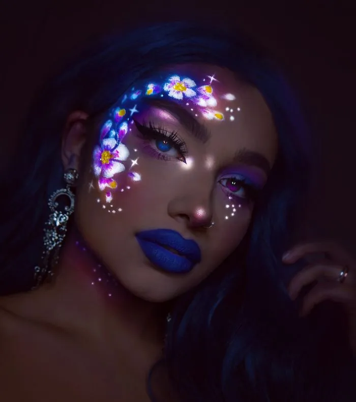 I Use Makeup, UV Paint And Light To Create Glow-In-The-Dark Looks (26 Pics)