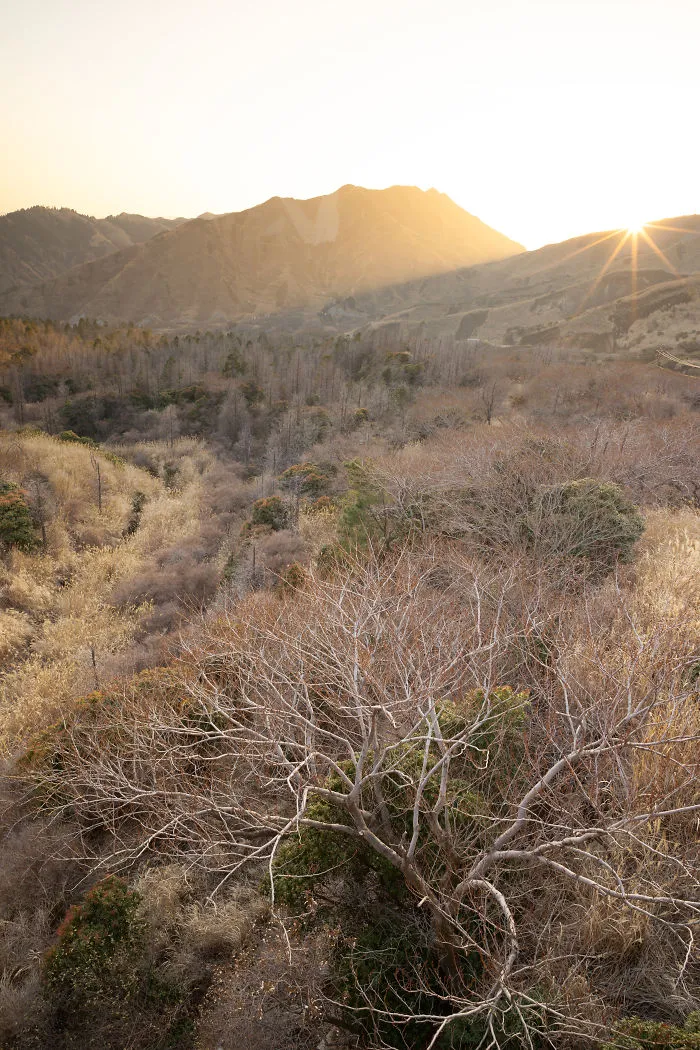 Sunset In Eboshi-Dake