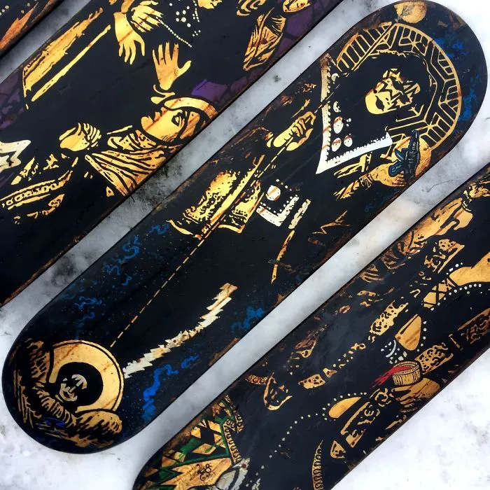 Kiss Handpainted Skateboards⚡️