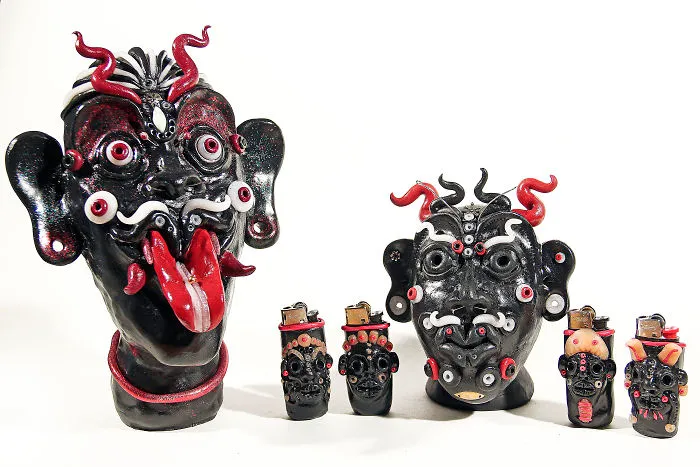 I Do Head Sculptures Out Of Polymer Clay.