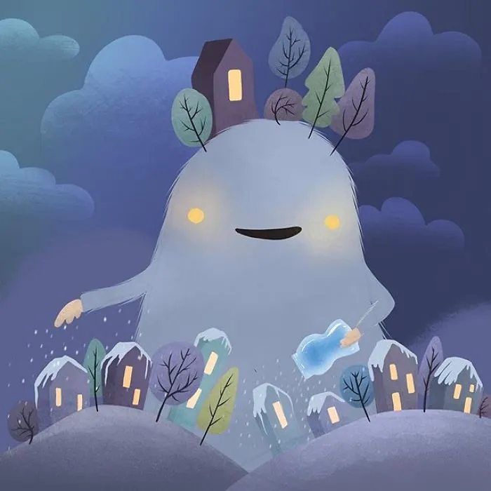 I Painted 30 Illustrations To Show That Not All Monsters Are Scary