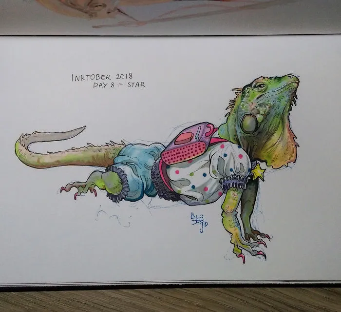 My 31 Inktober Drawings Show The Scale Of Suffering We Can Inflict On Innocent Animals