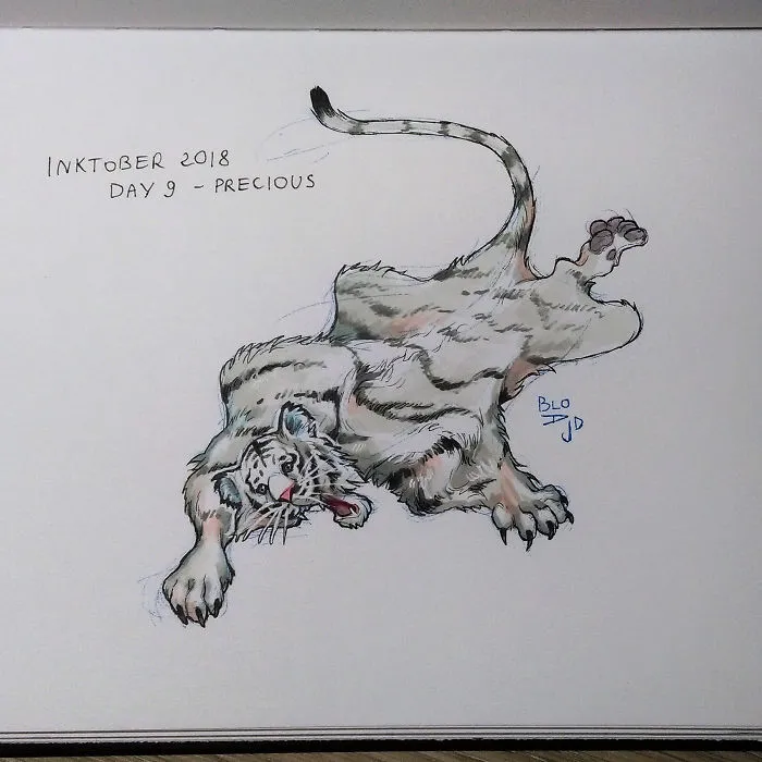 My 31 Inktober Drawings Show The Scale Of Suffering We Can Inflict On Innocent Animals