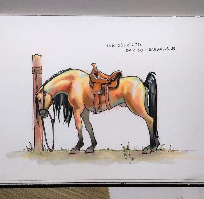 My 31 Inktober Drawings Show The Scale Of Suffering We Can Inflict On Innocent Animals