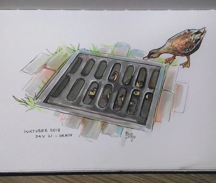 My 31 Inktober Drawings Show The Scale Of Suffering We Can Inflict On Innocent Animals