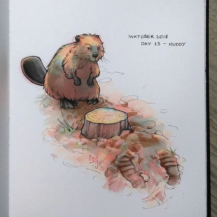My 31 Inktober Drawings Show The Scale Of Suffering We Can Inflict On Innocent Animals
